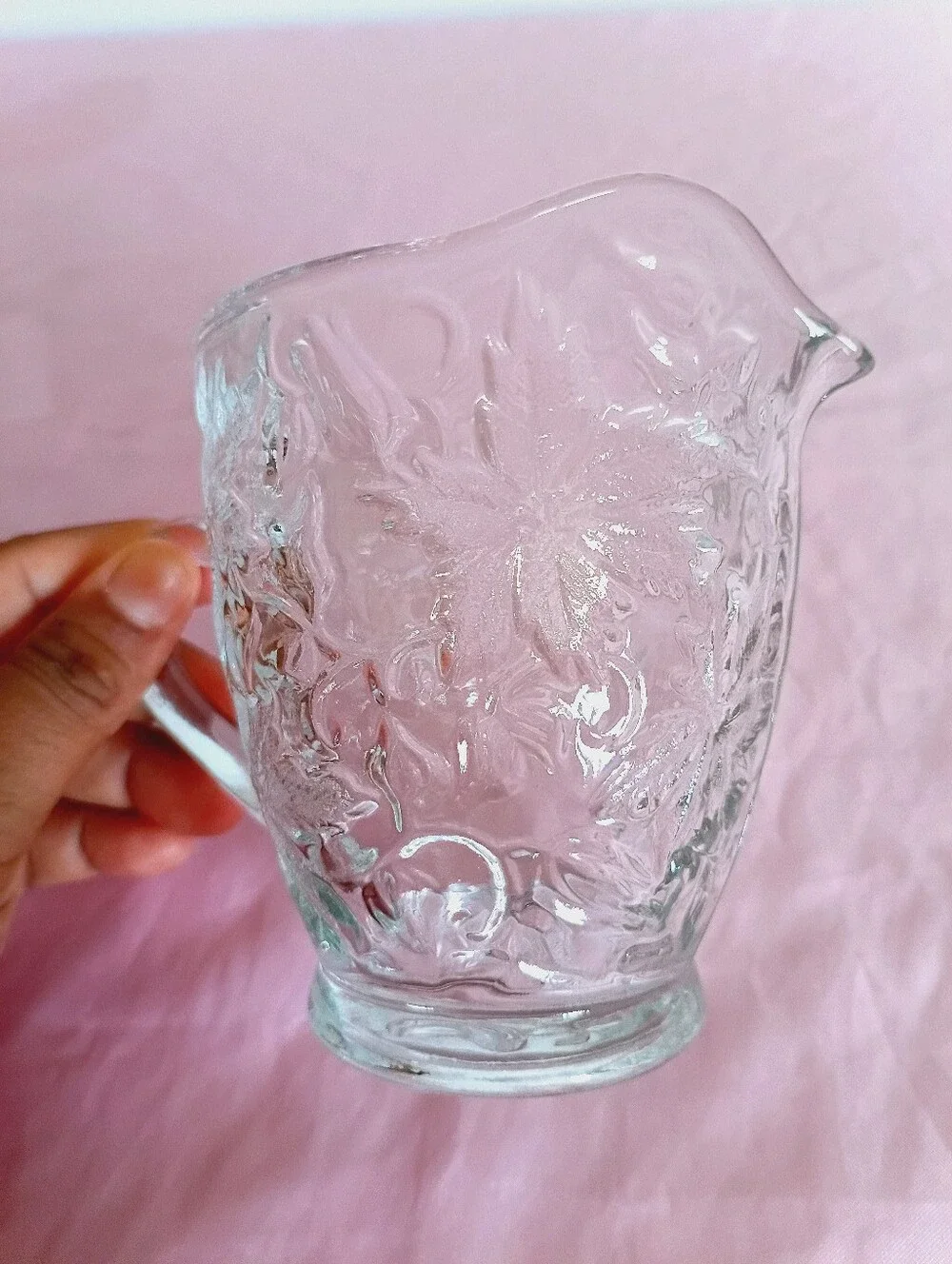 PRINCESS HOUSE FANTASIA CLEAR GLASS CREAMER